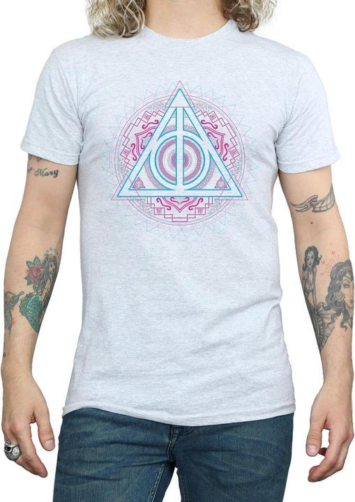 Immagine prodotto Neon Deathly Hallows Maglietta Uomo (XXL)