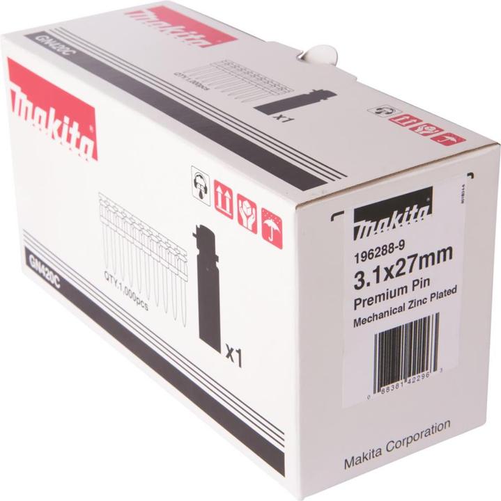Produktbild Makita Betonnagel 3,1x27mm HC6 + Gas