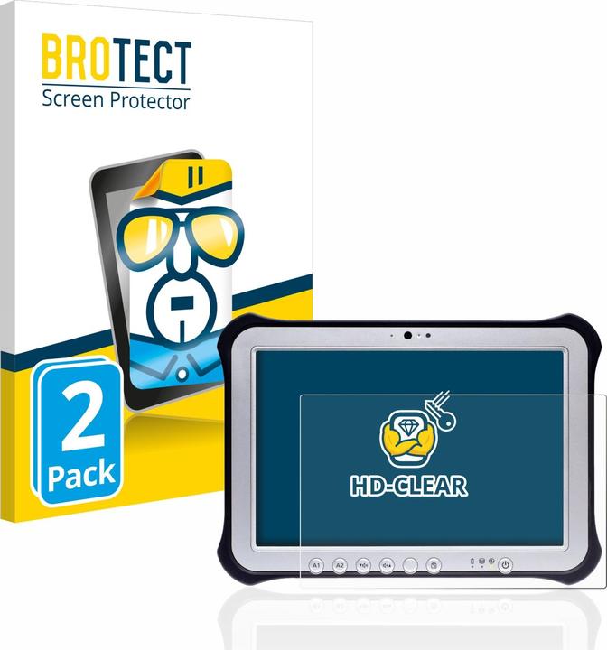 Produktbild BROTECT Schutzfolie Displayschutz Klar (2 Stück, Toughpad FZ-G1)