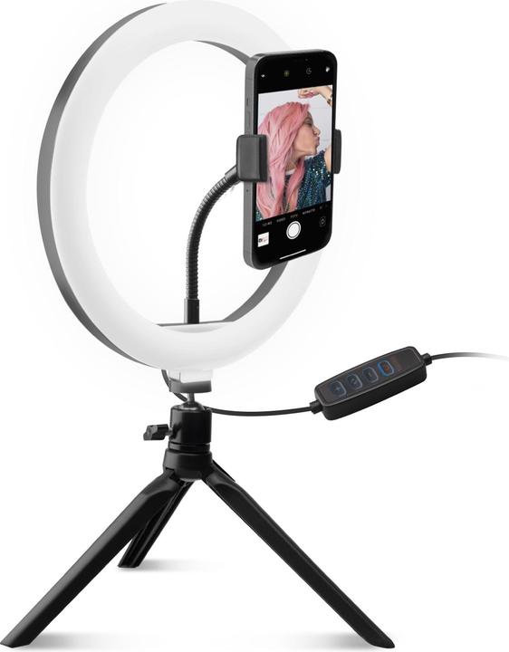Actual product image SBS Tripod with 20cm Selfie Ring Light
