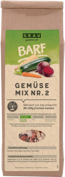 Grau BARF-Hunde-Ergänzungsfutter (Adult, 150 g)