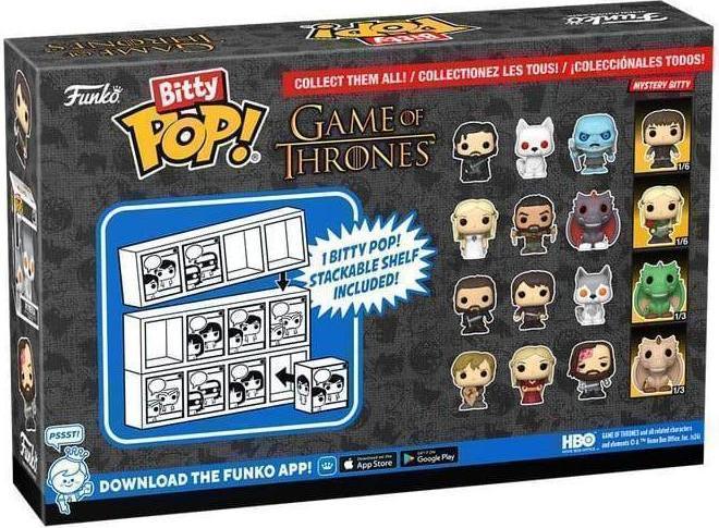Actual product image Funko Game of Thrones Bitty POP! vinyl figures 4-pack Jon Snow 2.5 cm