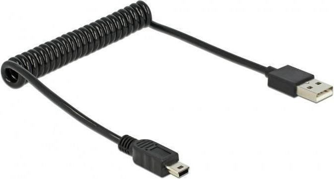 Produktbild Delock USB-mini-Kabel Spiralkabel (0.20 m, USB 2.0)