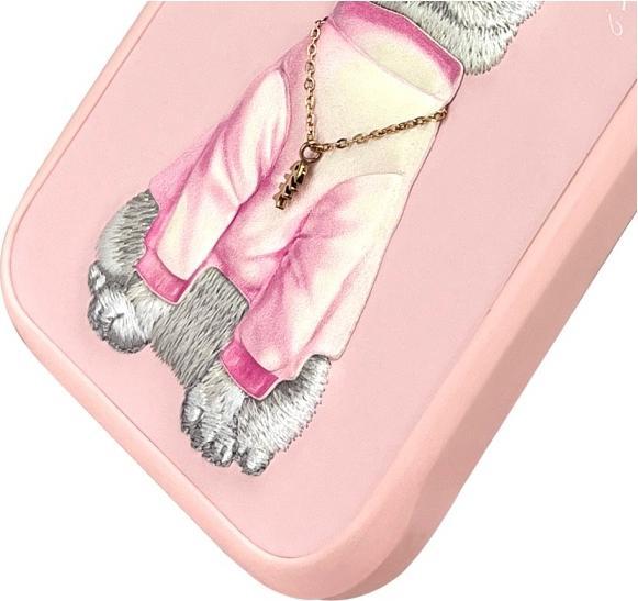 Actual product image Nimmy case iPhone 16 Pro 6.3" pink Glasses Cool Cat (Apple iPhone 16 Pro)