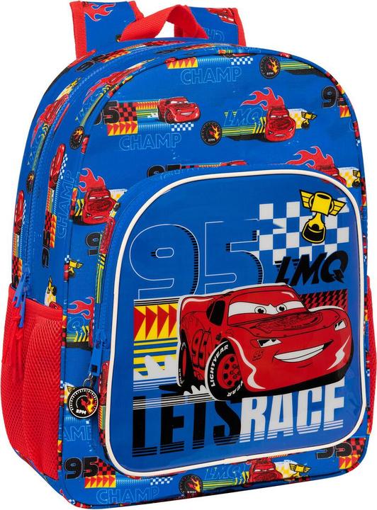 Produktbild Cars Schulrucksack Race ready Blau 33 x 42 x 14 cm