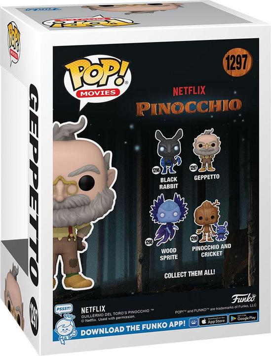 Produktbild Funko POP! Pinocchio (Netflix): Geppetto (1297)