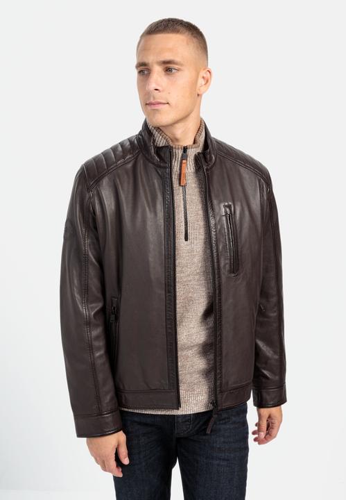 Produktbild Camel Active Lederjacke mit Stehkragen (52)