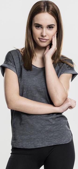 Actual product image Urban Classics Ladies Long Back Shaped Spray Dye Tee (XS)