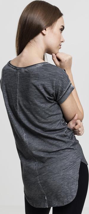 Actual product image Urban Classics Ladies Long Back Shaped Spray Dye Tee (XS)