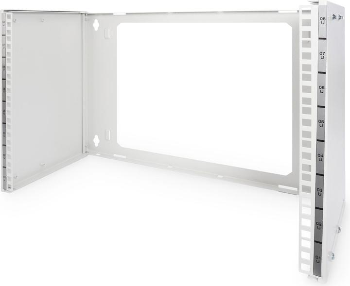 Digitus 8U Wall Mount,Gray (8 RU, 19 inch rack)