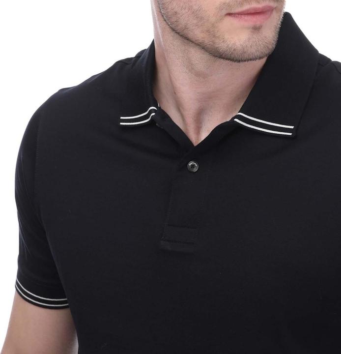 Produktbild Mercery Poloshirt Mit kontrastfarbenen Streifen (S)