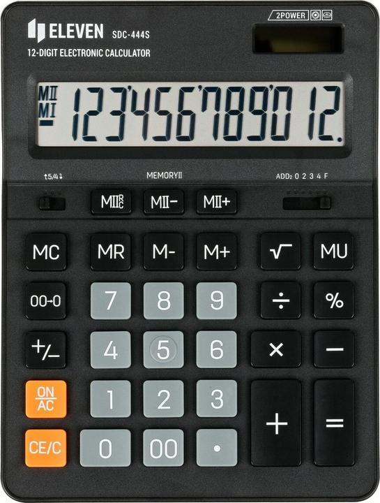 Actual product image Eleven Smart device desktop calculator SDC444S black