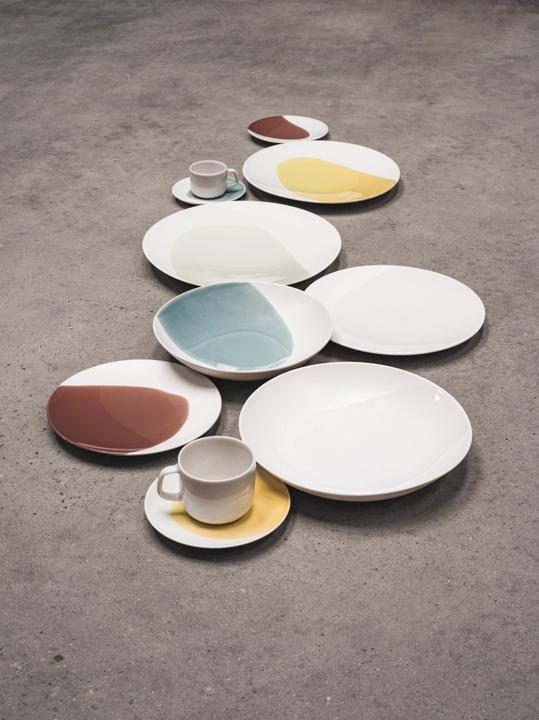 Actual product image Revol Confluence espresso saucer D13cm H1.3cm coconut al. white