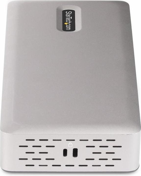 Image du produit StarTech com 132UE-TB4USB4DOCK, Avec fil, Thunderbolt 4, 98 W, 3,5 mm, 10,100,1000,2500 Mbit/s, 2.5G (Thunderbolt, 7 Ports)