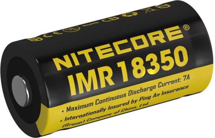 Nitecore 18350 Li-Ion IMR Akku