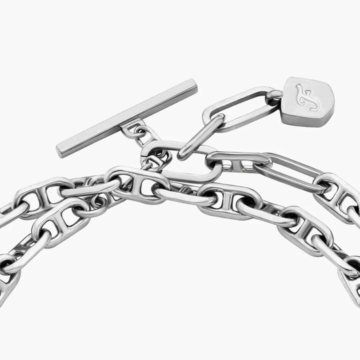 Immagine prodotto Fossil Bracciale Heritage (33.50 cm, Acciaio inossidabile)