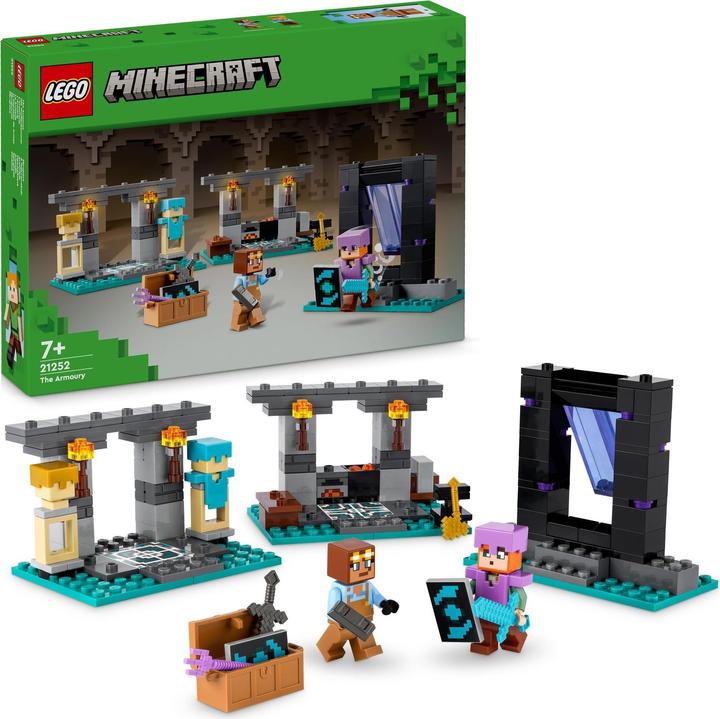 Produktbild LEGO Die Waffenkammer (21252, LEGO Minecraft)