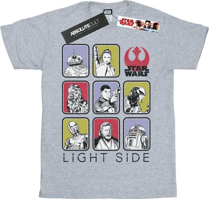 Actual product image Star Wars Boys The Last Jedi Multi Character T-Shirt (140, 146)