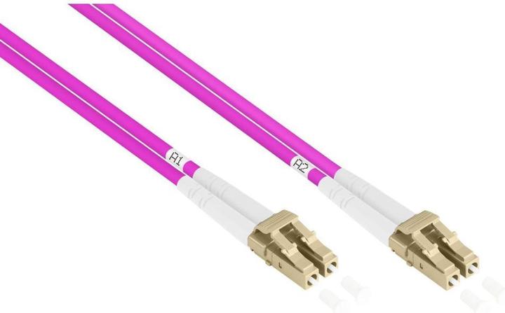 Kabelmeister Patchkabel LWL Duplex OM4 PANZERKABEL (Multimode, 50/125) LC/LC, Stahlarmierung und Nagerschutz, 50 (50 m)