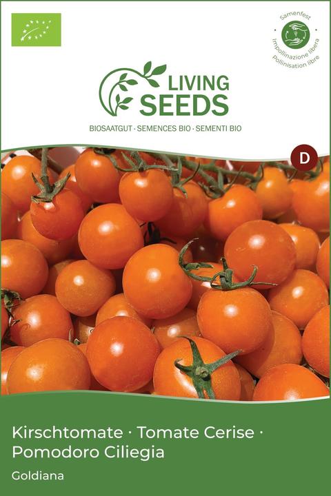 Actual product image Living Seeds Tomato cerise Goldiana (Vegetable seeds)