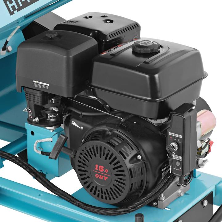 Image du produit Hillvert Broyeur de végétaux - 15 ch - 100 mm