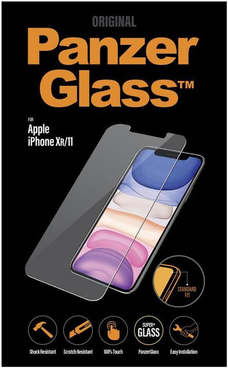 Actual product image PanzerGlass standard fit (1 Piece, Apple iPhone 11)