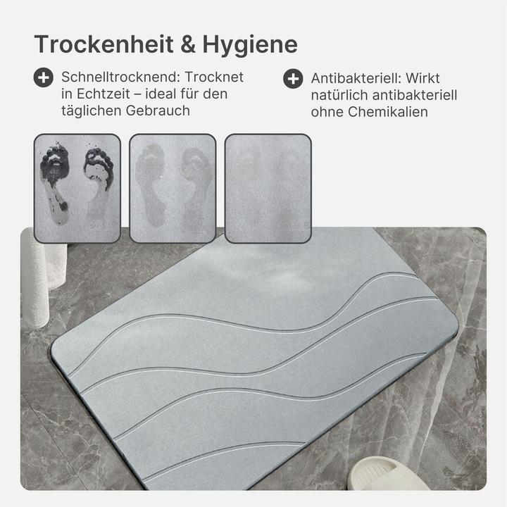 Produktbild Hermex Stein-Badematte (60 x 39 cm)