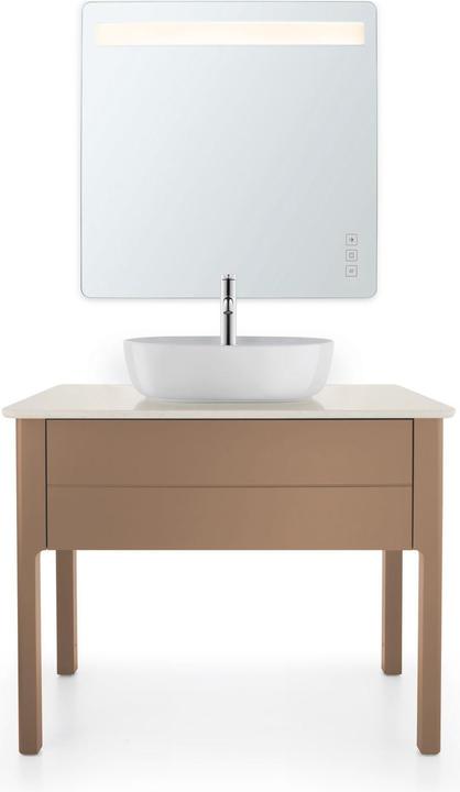 Actual product image Duravit Countertop basin LUV o ÜL m HLB 500x350mm 1 tap hole white WG (Top-mounted sink, 35 cm, 50 cm)