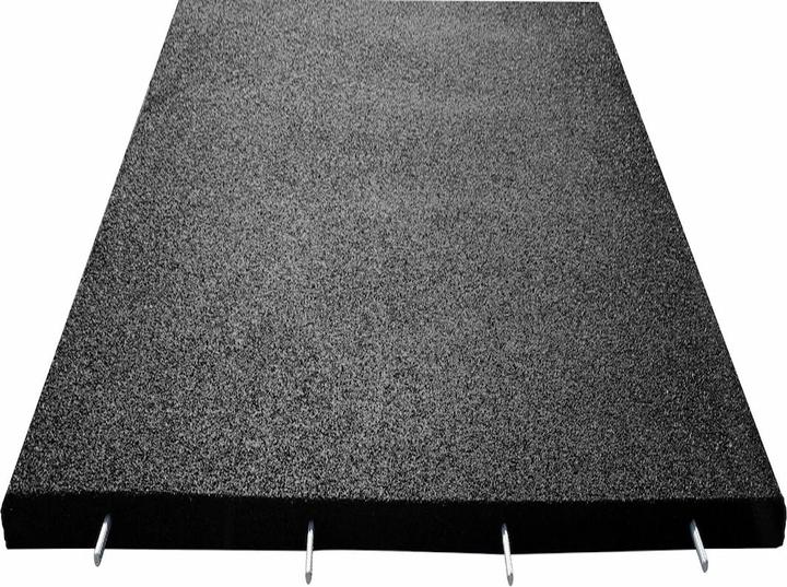 Actual product image Stockz Rubber flooring "Outdoor Tiles Black" 100x100cm (3 cm)