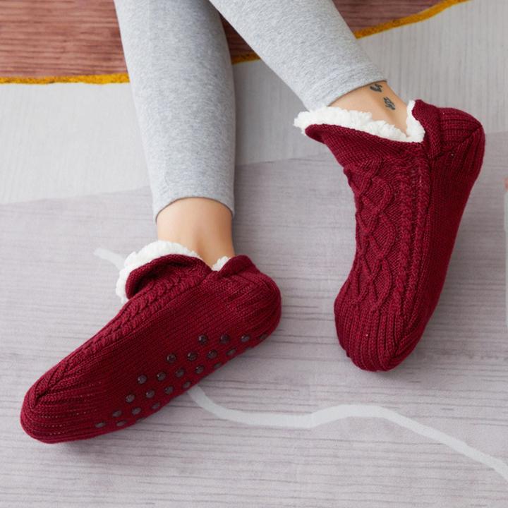 Image du produit Hermex Hausschuhe Gr. 39-42 Wintersocken Kuschelsocken Fuzzy-Socken Pantoffeln (39, 40, 41, 42)