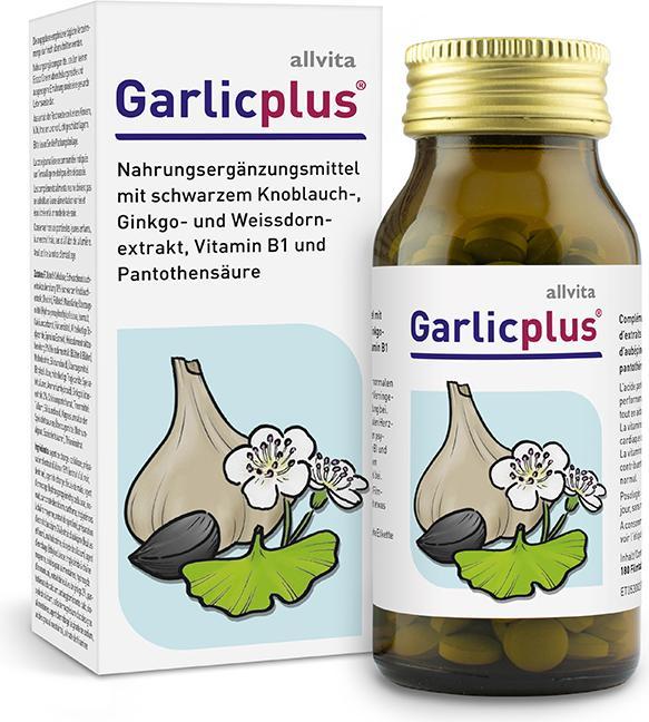 Produktbild Allvita Garlic plus Filmtabl (180 Stück, Tabletten, 196 g)