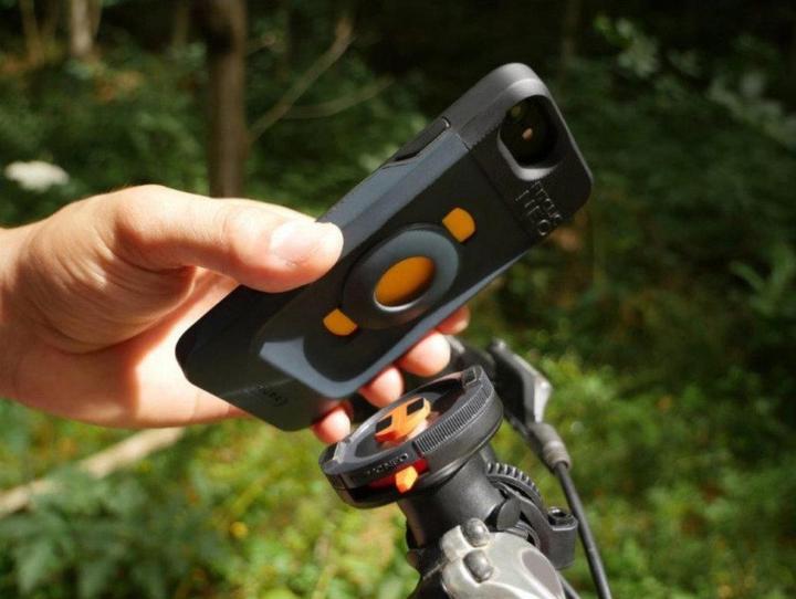 Actual product image Tigra fitclic Neo selbstsperrenden Magnetische Bike Wandbefestigung System mit Phone Case und Bike Strap M