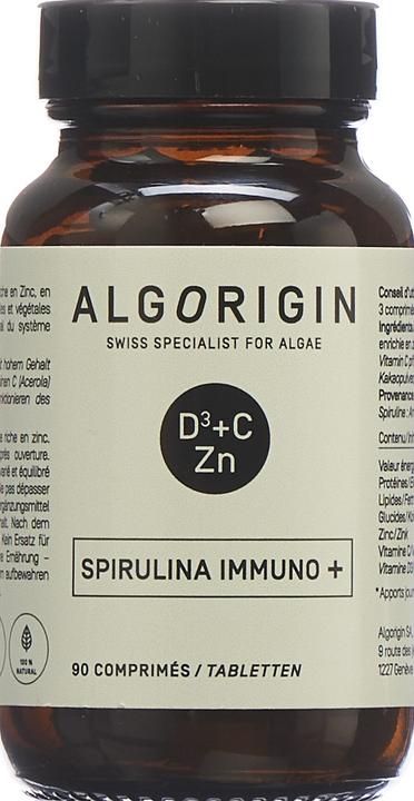 Immagine prodotto Algorigin Spirulina Immuno+ Tabl (90 Pezzo/i, Pillole, 164 g)