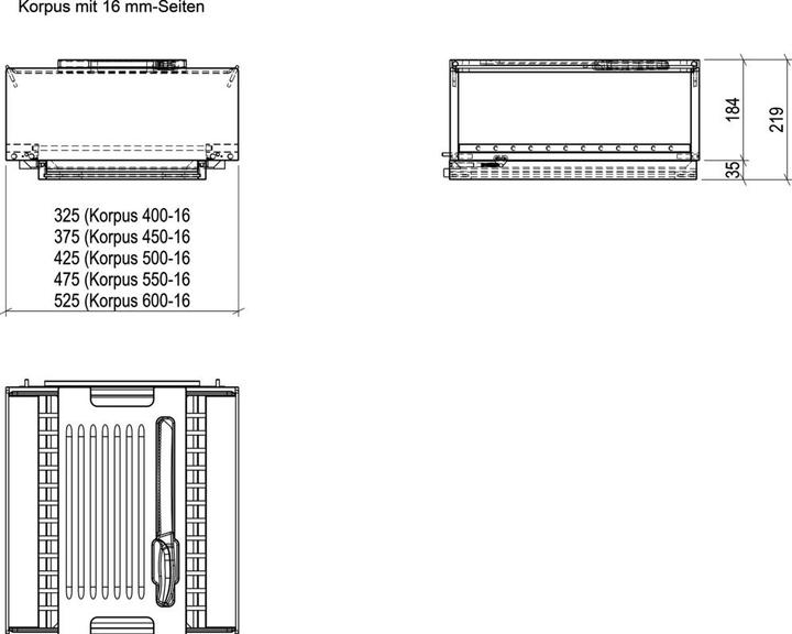 Produktbild Meyer Brotbox f+AMMAvA-r BLUM LEGRABOX / HETTICH AvanTech YOU