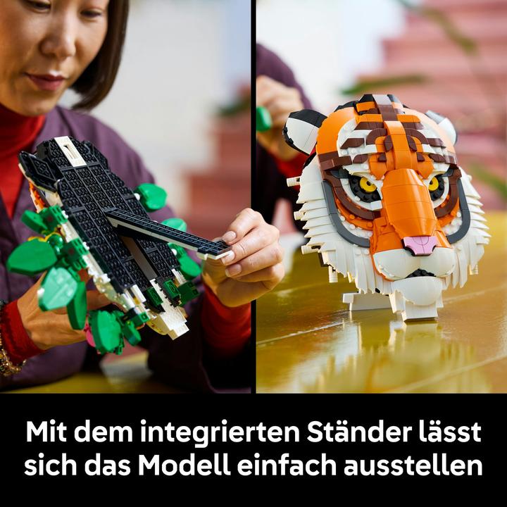 Actual product image LEGO Fauna Collection - Tiger (31217, LEGO Art)