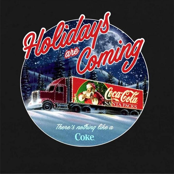 Immagine prodotto Coca Cola Holidays Are Coming Maglietta Adulto Unisex (S)
