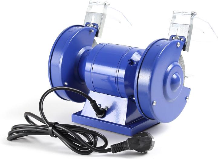 Actual product image Wiltec XPOtool Bench Grinder 150W Grinding Discs Ø 125mm with Coarse and Fine Grinding Disc (Bench grinder, 150 W)