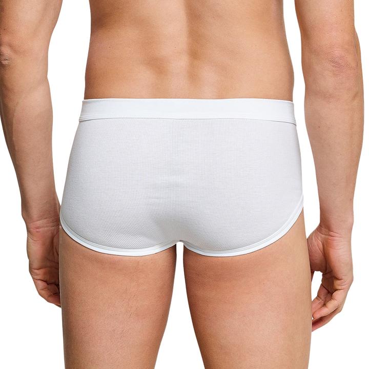 Immagine prodotto Schiesser Confezione da 4 slip sportivi a doppia costina Cotton Essentials (M, confezione da 4)