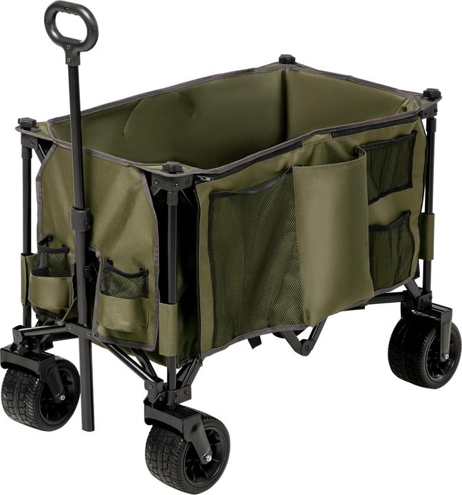 Produktbild Outsunny Bollerwagen mit Seitentasche (100 kg)