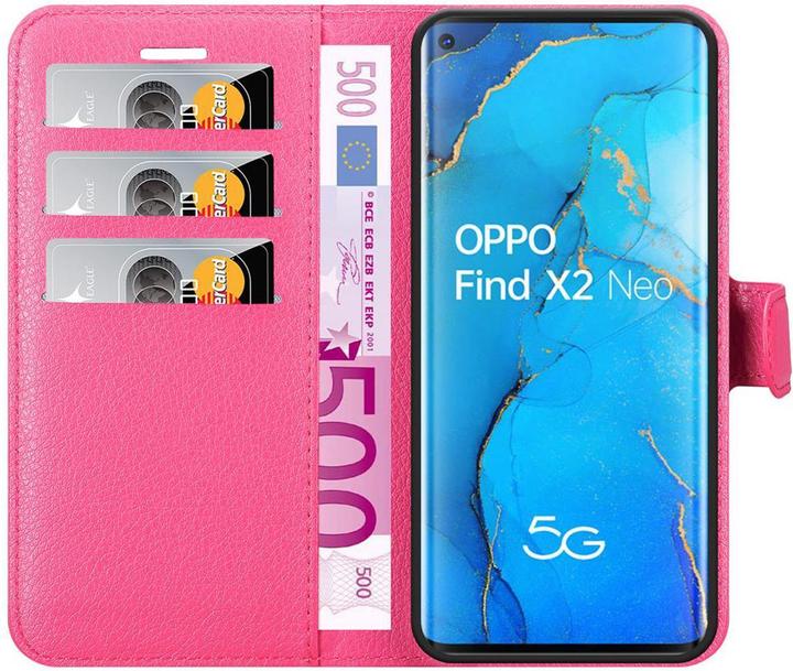 Actual product image Cadorabo Book with stand function cover (Oppo Find X2 Neo)