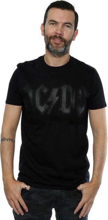 Actual product image AC/DC Mens Black Logo T-Shirt (L)