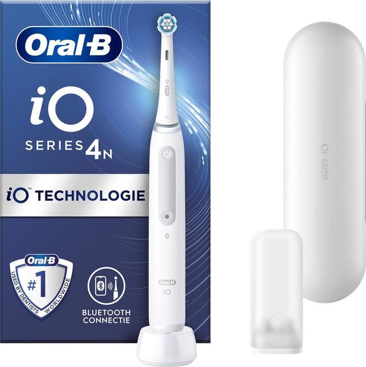 Oral-B iO 4N - Wit - Elektrische Tandenborstel - Ontworpen Door Braun (Brosse à dents oscillo-rotative)