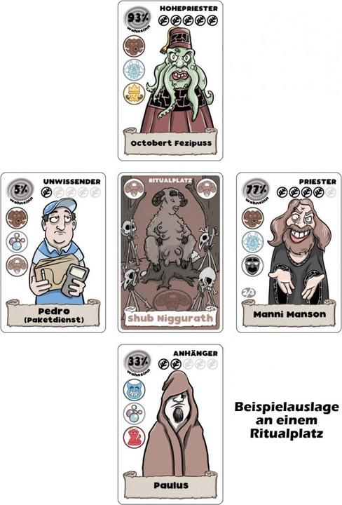 Immagine prodotto Sphinx-Spiele I riti della follia - gioco di carte (Tedesco)