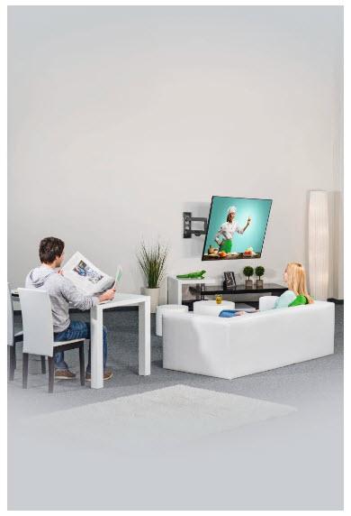 Image du produit Hama Support mural pour téléviseur (Mur, 48", 25 kg)