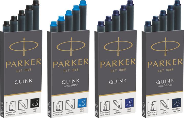 Immagine prodotto Parker Pen Quink (cartucce d'inchiostro, Blu)