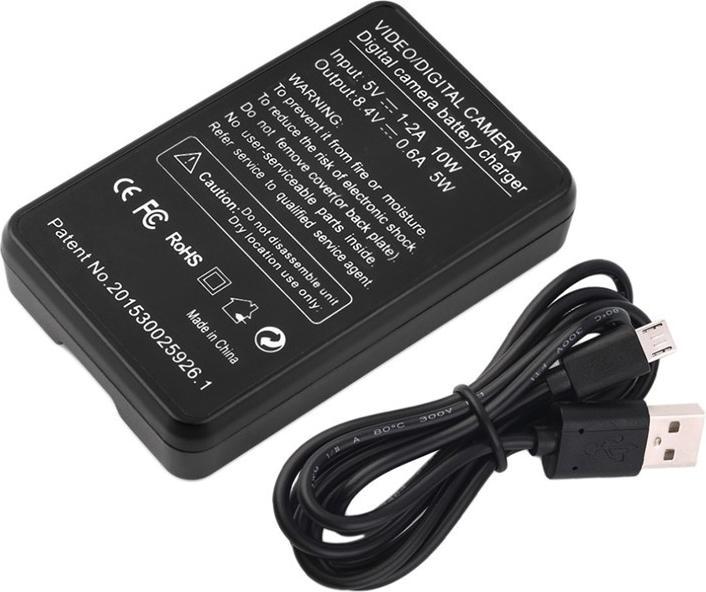 Image du produit Acconic Chargeur rapide double pour Canon LP-E6 LPE6 avec câble USB-C