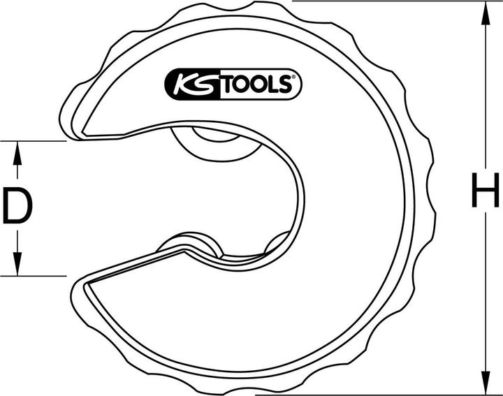 Produktbild KS Tools Ratschen-Rohrabschneider (28 mm)