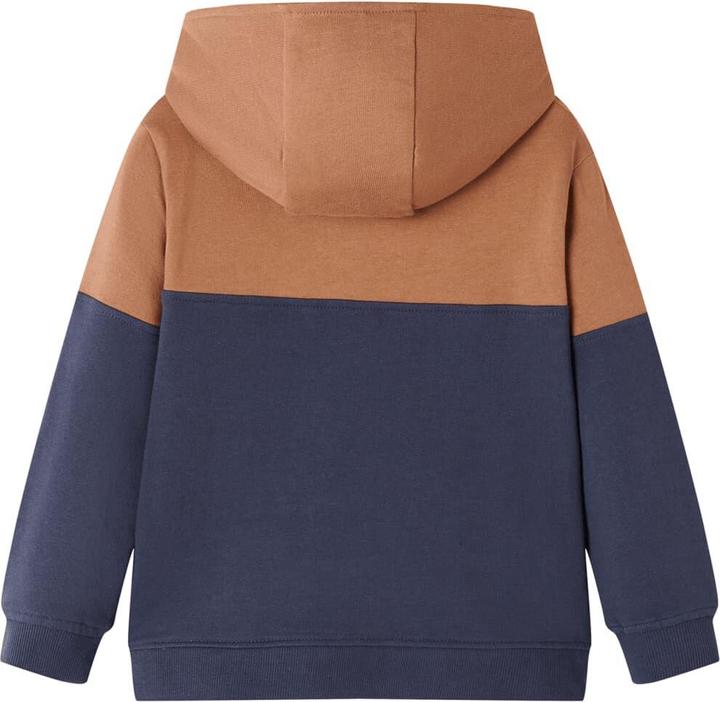 Immagine prodotto VidaXL Maglia con cappuccio e mezza zip per bambini (128)