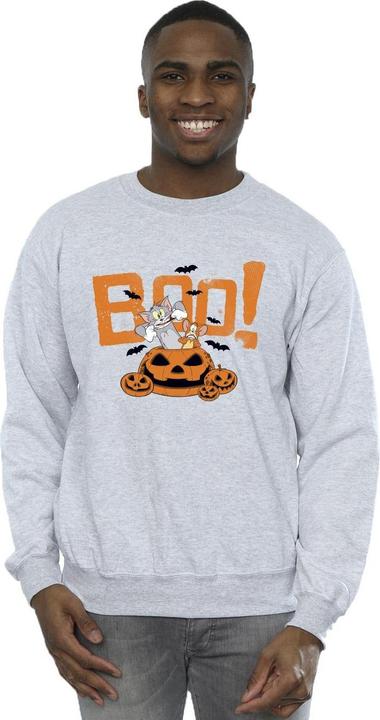 Actual product image Tom & Jerry Mens Halloween Boo! Sweatshirt (S)