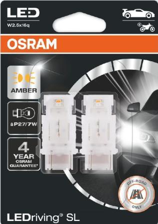 Osram LED Retrofit Amber (P27/7W)